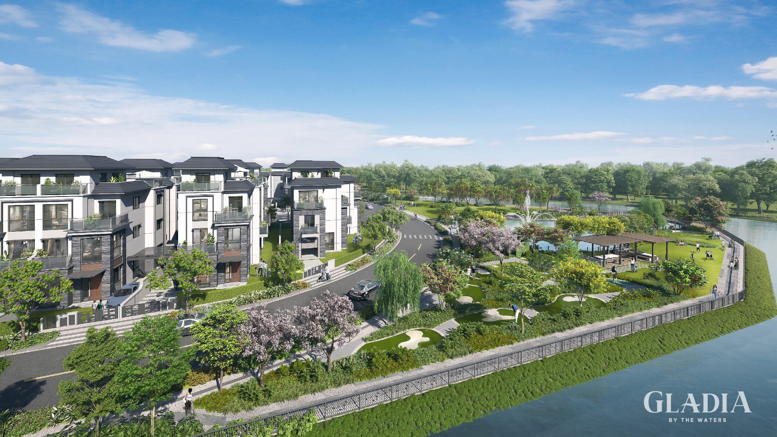Công viên Ven Sông Gladia Khang Điền